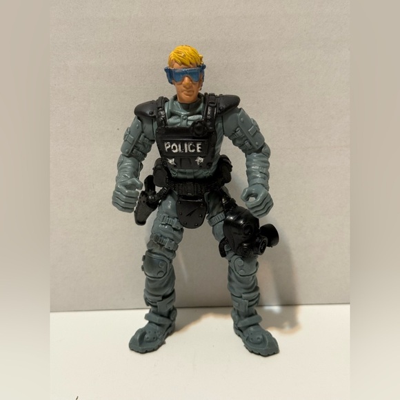 unbranded Other - Chap Mei Police Force SWAT Action Figure Only 4”